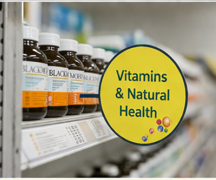 Community pharmacy products and health essentials at Quorn Pharmacy